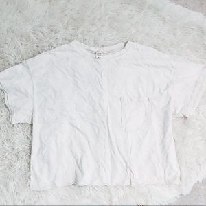 Cute oversized tee. Brand new . Free people dupe